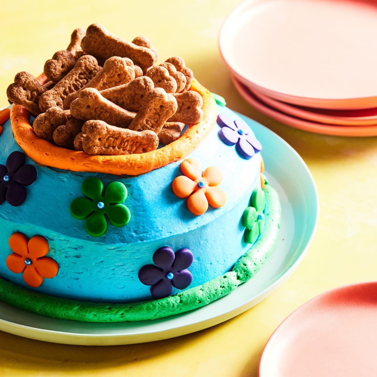 Dog bowl clearance cake