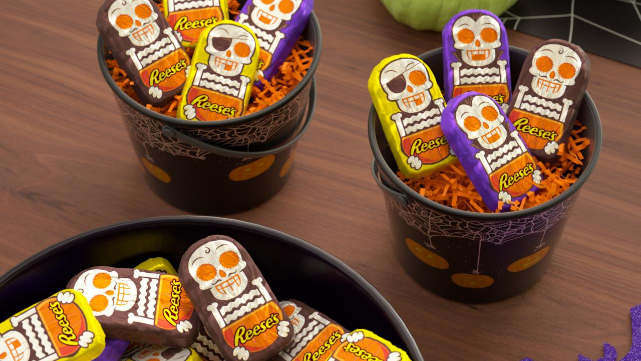 Google Halloween Candy Cup Logo