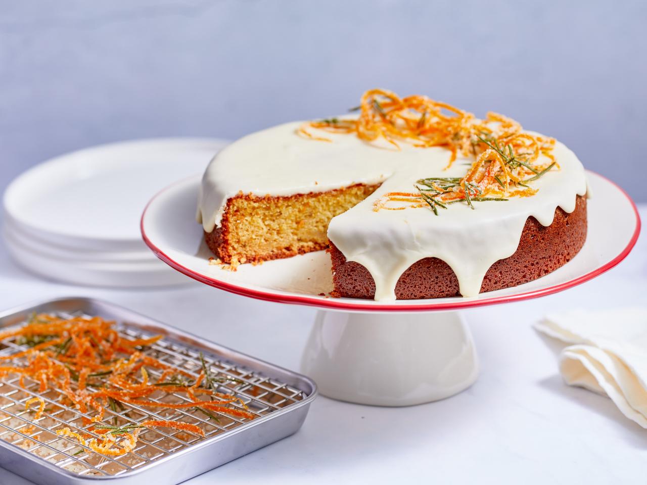 Orange Olive Oil Cake with Yoghurt Frosting by The Healthy C