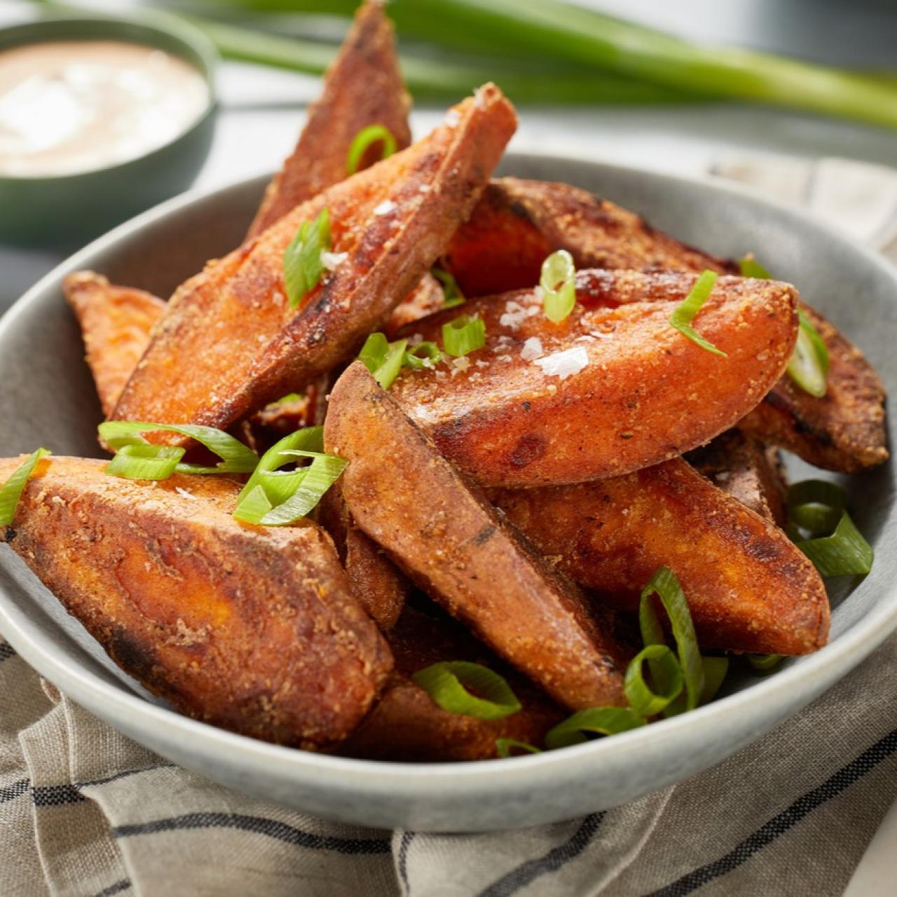 Crispy Sweet Potatoes with Spicy Mayo Recipe | Food Network