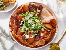 Sweet and savory, this tarte tatin is beautiful to look at and delicious to eat.