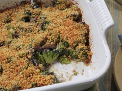 Katie Lee Biegel's Broccoli Casserole Beauty, as seen on The Kitchen, Season 35.