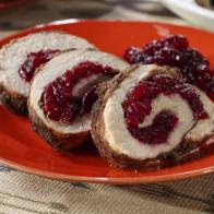Jeff Mauro's Jalapeños and Cranberry Stuffed Turkey Breast Beauty, as seen on The Kitchen, Season 35.