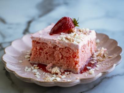 Close-up of Strawberry Cake