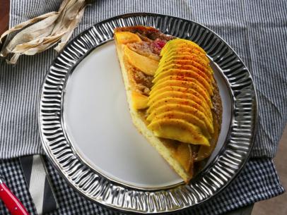 Jet Tila’s Chili Mango Upside Down Cake, as seen on Guy's Ranch Kitchen.
