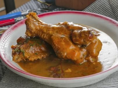 Chef Nyesha Arrington’s Smothered Turkey Wings, as seen on Guy's Ranch Kitchen.