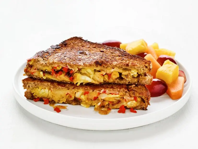 Curried Cauliflower Melts.