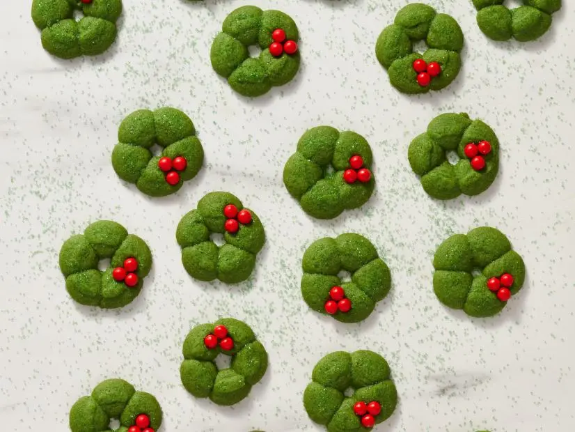 Matcha Spritz Wreaths.