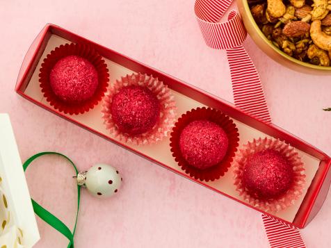 Raspberry–Peanut Butter Truffles