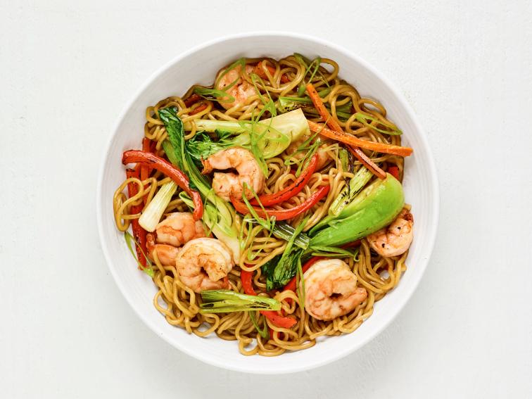 Sheet-Pan Shrimp Lo Mein Recipe | Food Network Kitchen | Food Network