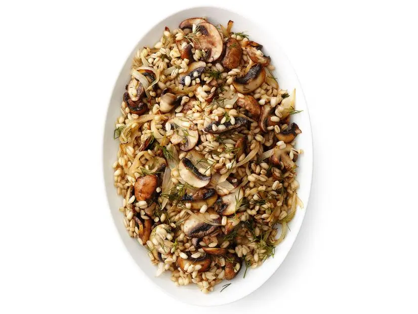 Barley with Mushrooms Recipe | Food Network Kitchen | Food Network