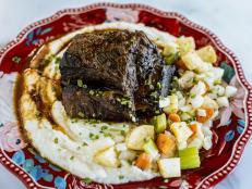 This dish is a Christmas special on Ree&rsquo;s Mercantile restaurant menu in Pawhuska. Here, she has adapted the recipe so that viewers can make it at home. The ribs are slow-cooked in a delicious red wine sauce. It is a real favorite with Ree&rsquo;s customers.