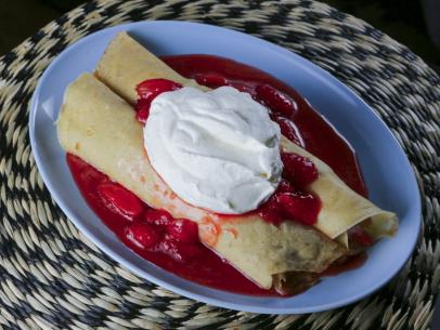 Nyesha Arrington’s Brown Butter Dessert Crepes, as seen on Guy's Ranch Kitchen.