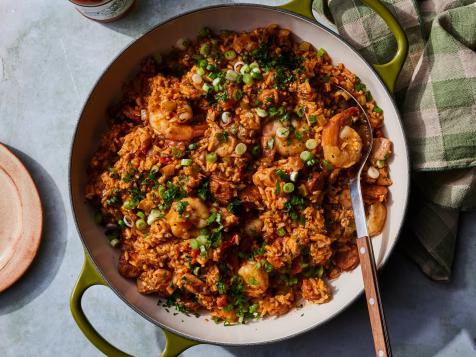 Shrimp, Chicken and Andouille Jambalaya