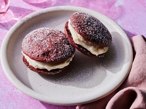 Red Velvet Whoopie Pies for Two