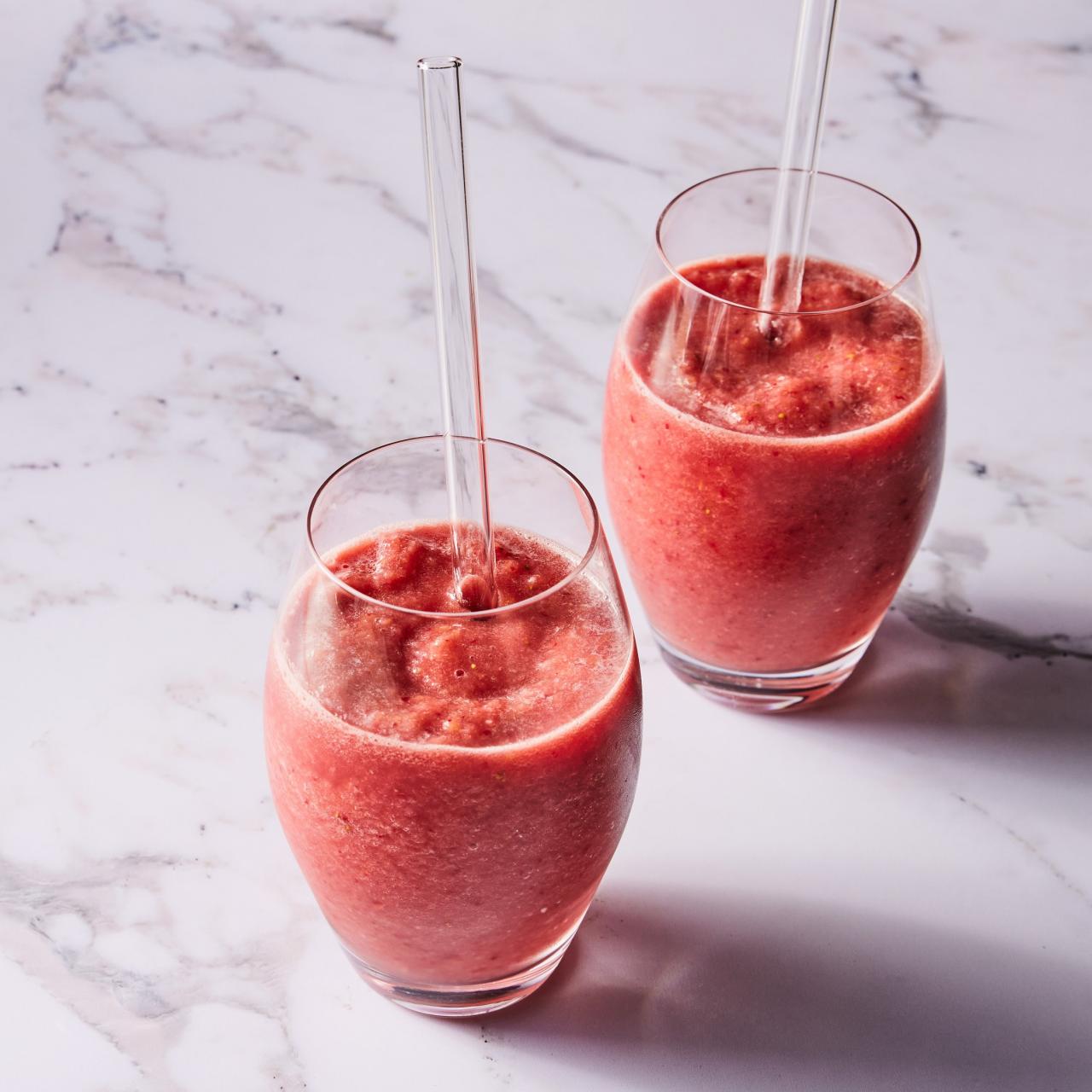 Fresh Strawberry Banana Sunrise Smoothie Recipe