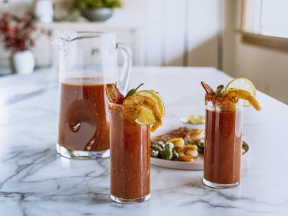 Close-up of Tex-Mex Bloody Mary