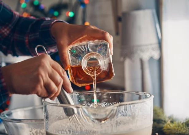 Preparing Eggnog for Christmas