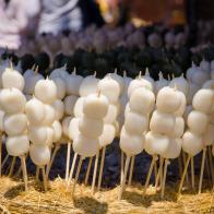 Sweet Japanese Mochi (Ichigo Daifuku) - Street Food