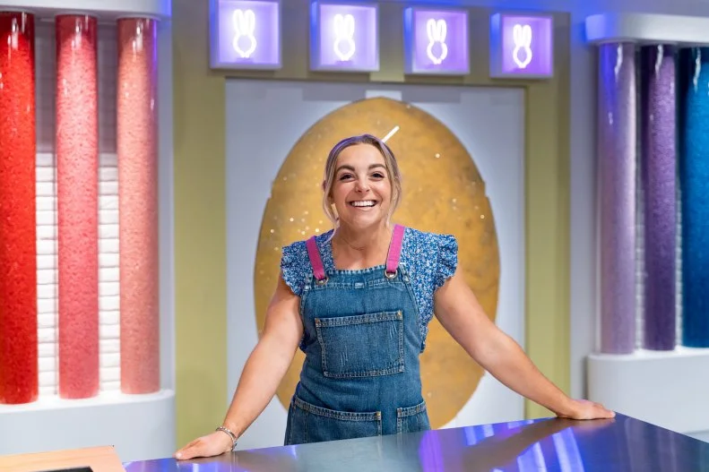 Contestant Samantha Hammer, as seen on Spring Baking Championship: Easter Season 3.