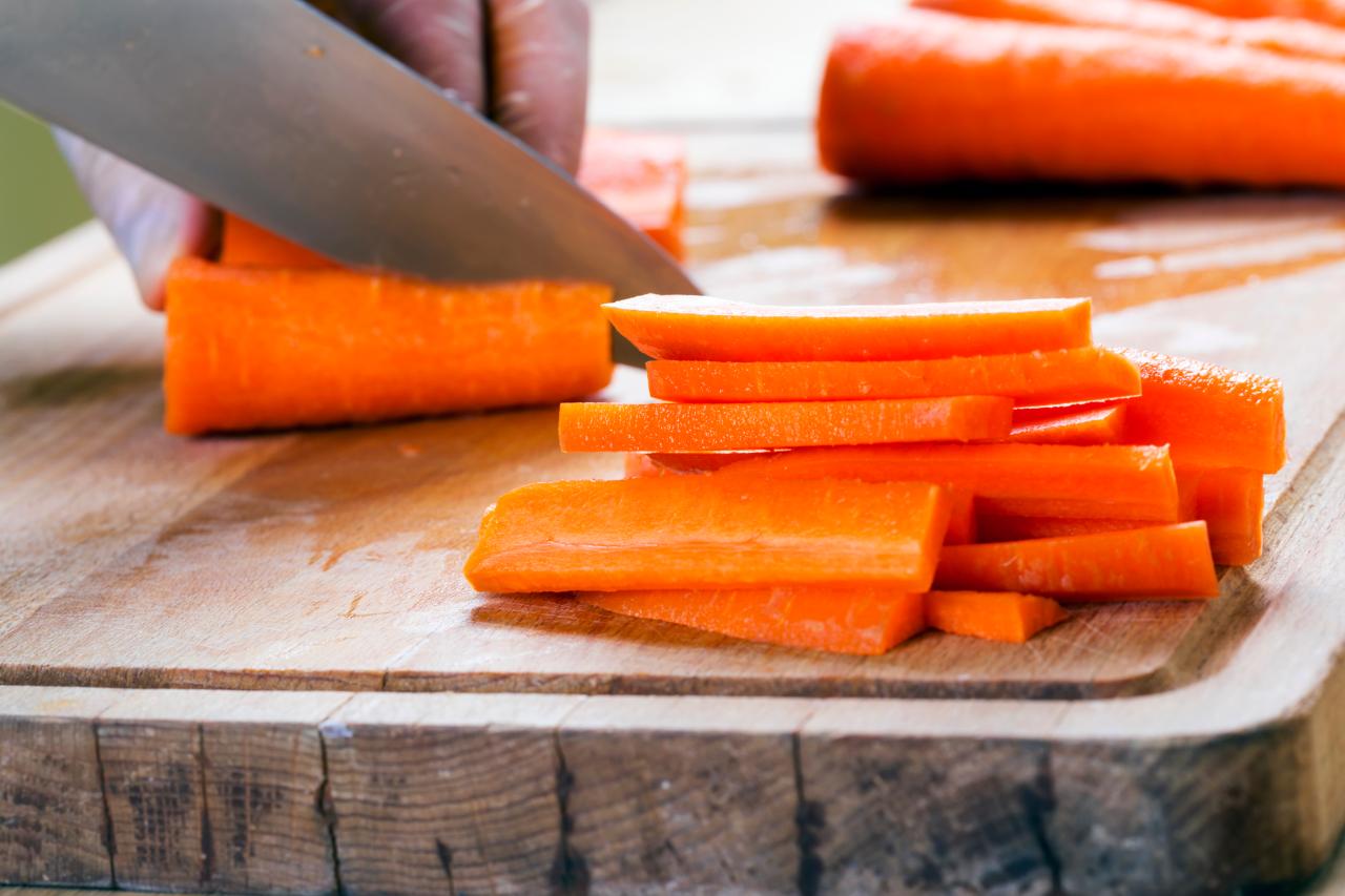 How to Julienne Carrots | Cooking School | Food Network