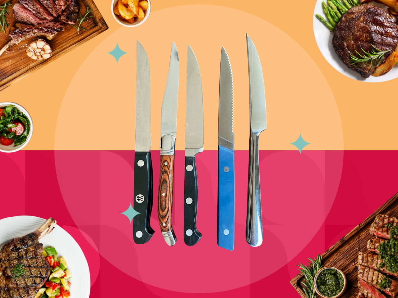 Astercook Steak Knife, Steak Knives Set of 6 with Sheath, Dishwasher Safe  High Carbon Stainless Steel Steak Knife with Cover, Black