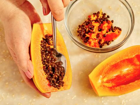 How to Cut Papaya & Remove the Seeds {Slices & Cubes} - FeelGoodFoodie