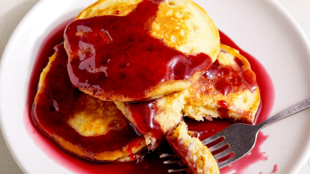 Peanut Butter & Jelly Pancakes