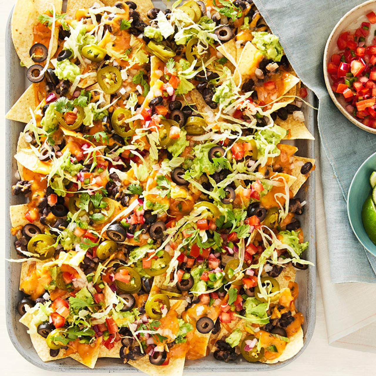 Nachos with Vegan Queso and Black Beans | Recipe Cart | Recipe Cart