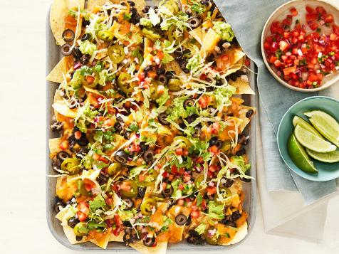 Nachos with Vegan Queso and Black Beans