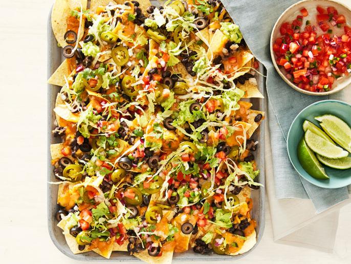 Nachos with Vegan Queso and Black Beans Recipe | Food Network Kitchen ...