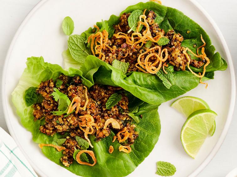 QuinoaMushroom Larb Recipe Food Network Kitchen Food Network