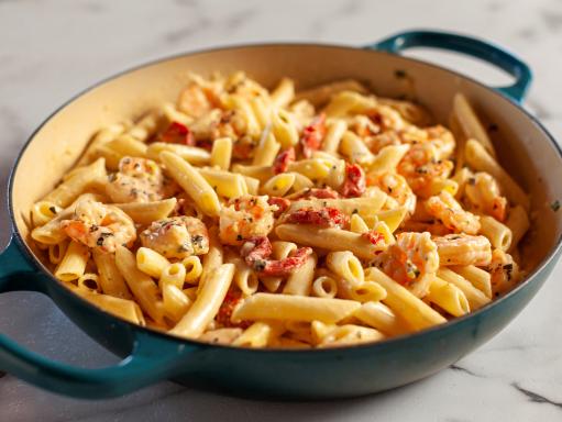 Garlic Butter Shrimp Penne Recipe Ree Drummond Food Network