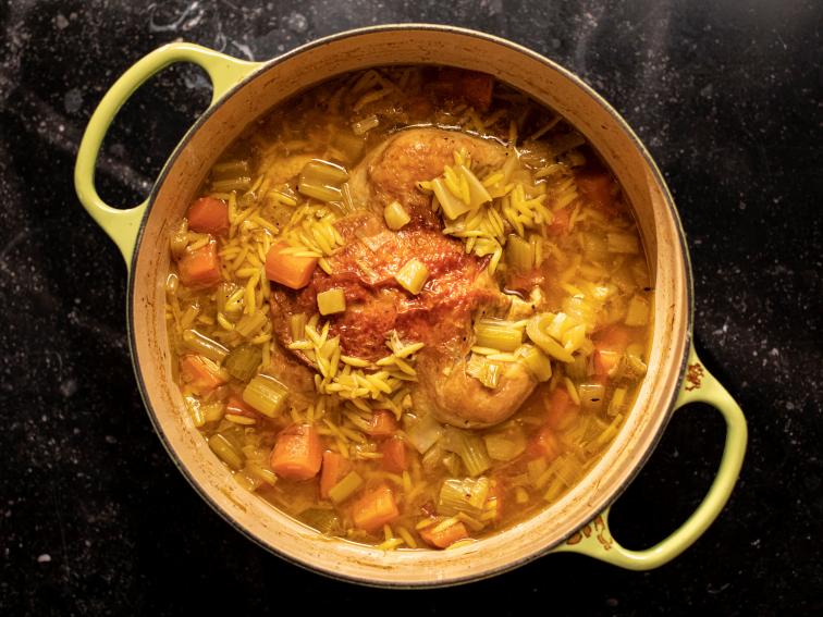Chicken In A Pot With Orzo Recipe Ina Garten Food Network