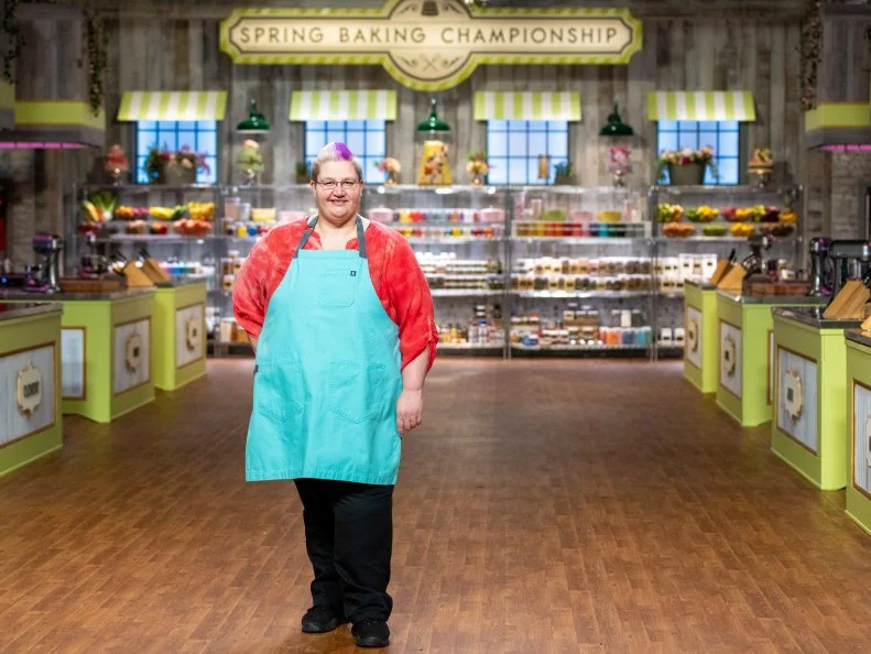 Contestant Manja Blackwood, portrait, as seen on Spring Baking Championship, Season 9.