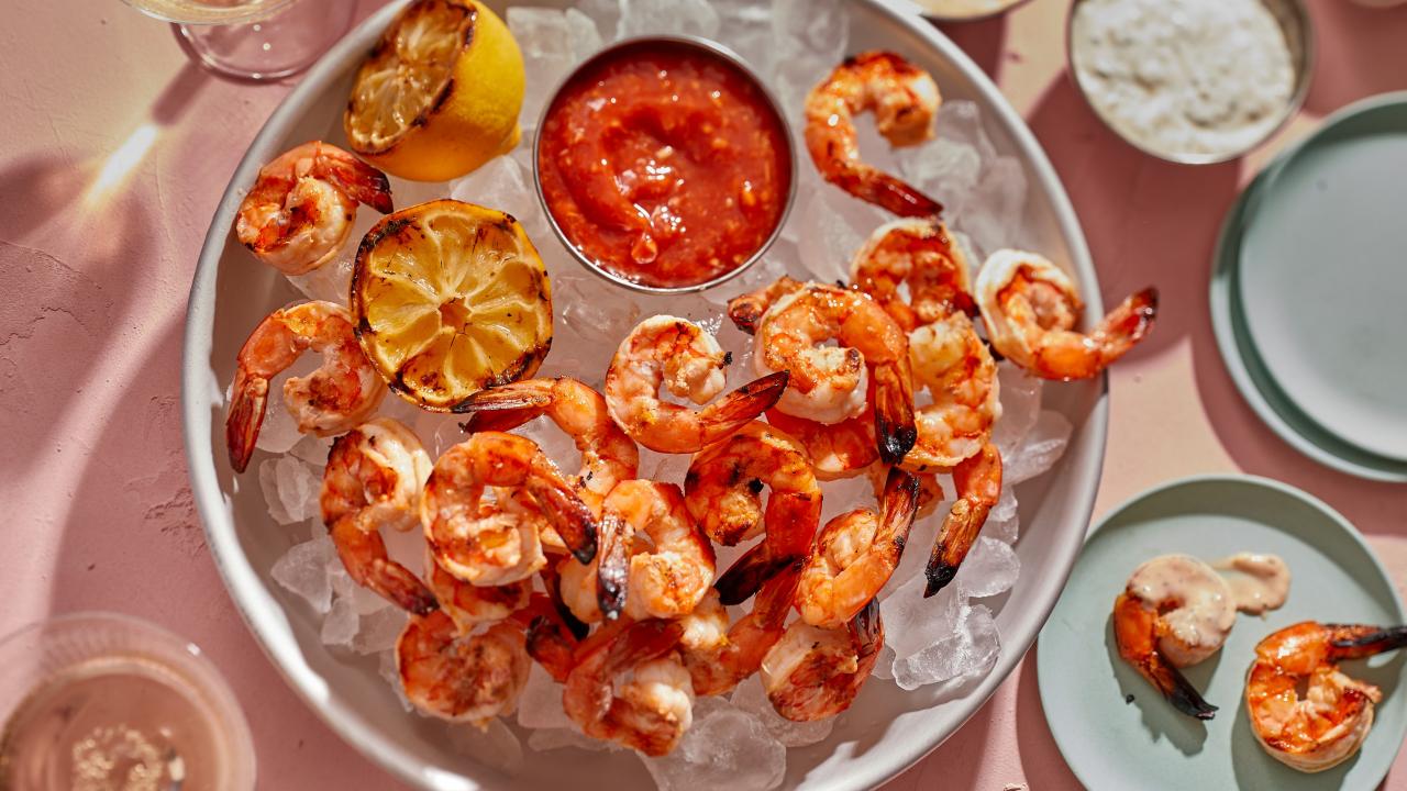 Jumbo Shrimp Cocktail (6) - Dinner - Rib Company - Barbecue