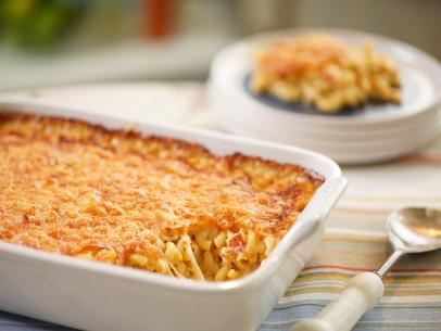 Sunny Anderson's Easy Lobster Tail Mac & Cheese Beauty, as seen on The Kitchen, Season 33.