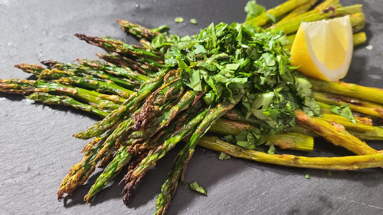 How to Grill Asparagus Cooking School Food Network