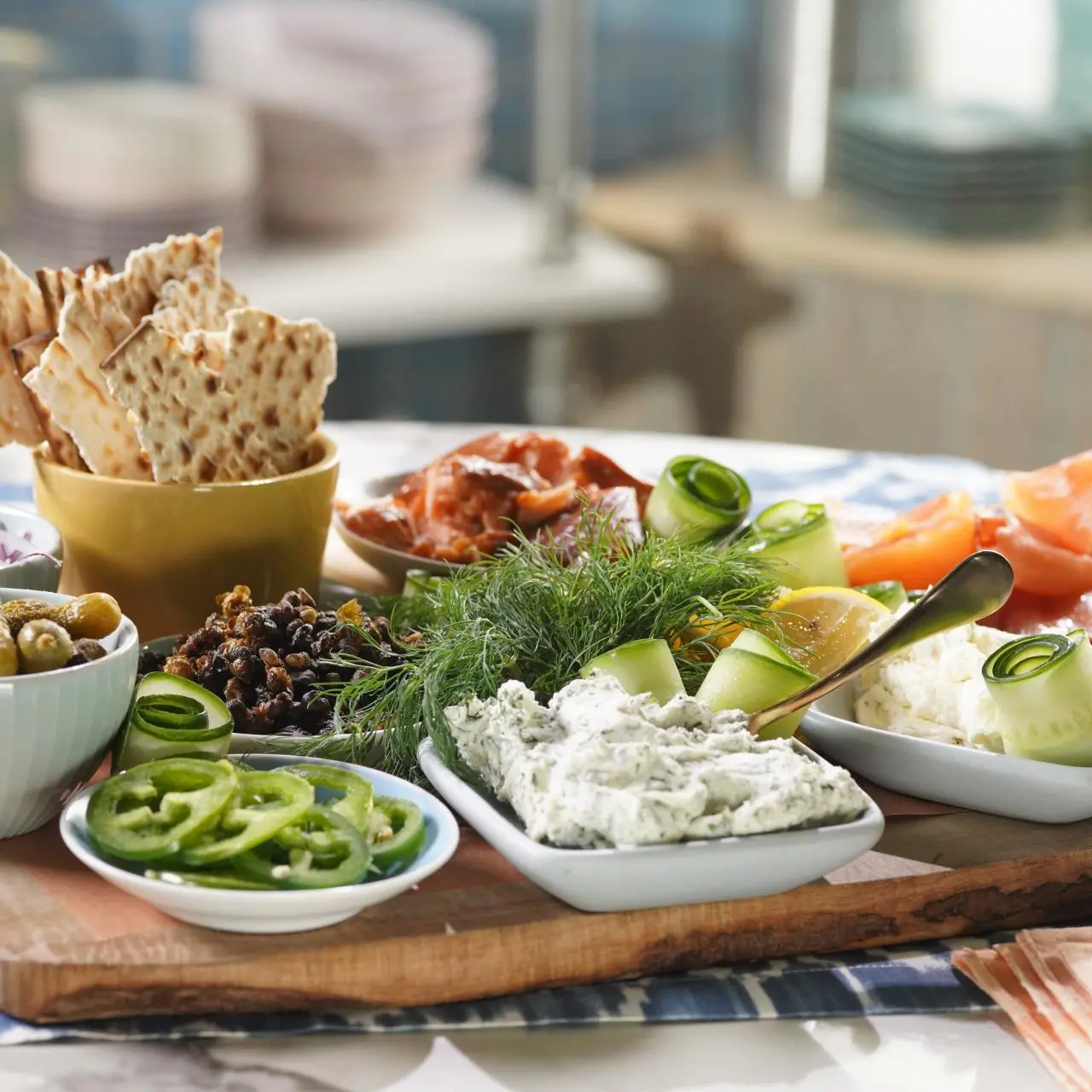 Smoked Salmon Board Recipe | Geoffrey Zakarian | Food Network