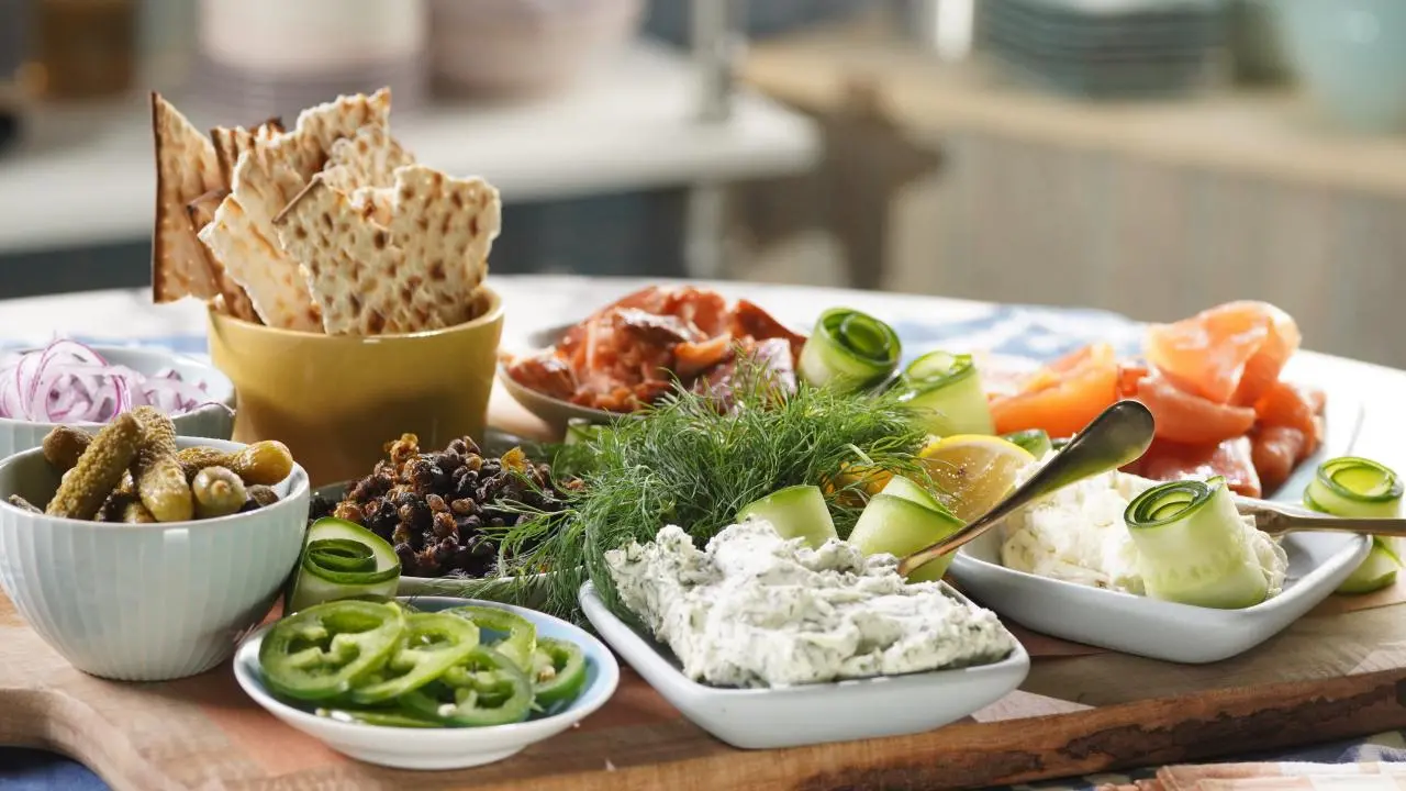 Smoked Salmon Board Recipe | Geoffrey Zakarian | Food Network