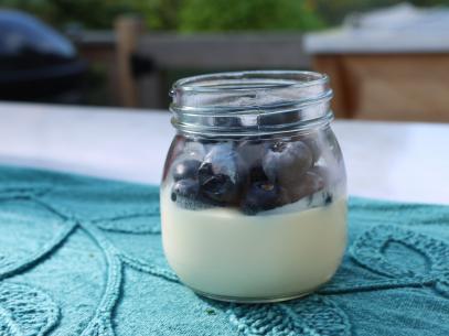 Sweet Corn Panna Cotta, as seen on Symon's Dinners Cooking Out, Season 4.