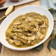 Salsa Verde Chicken Thighs as seen on Valerie's Home Cooking, Season 14.
