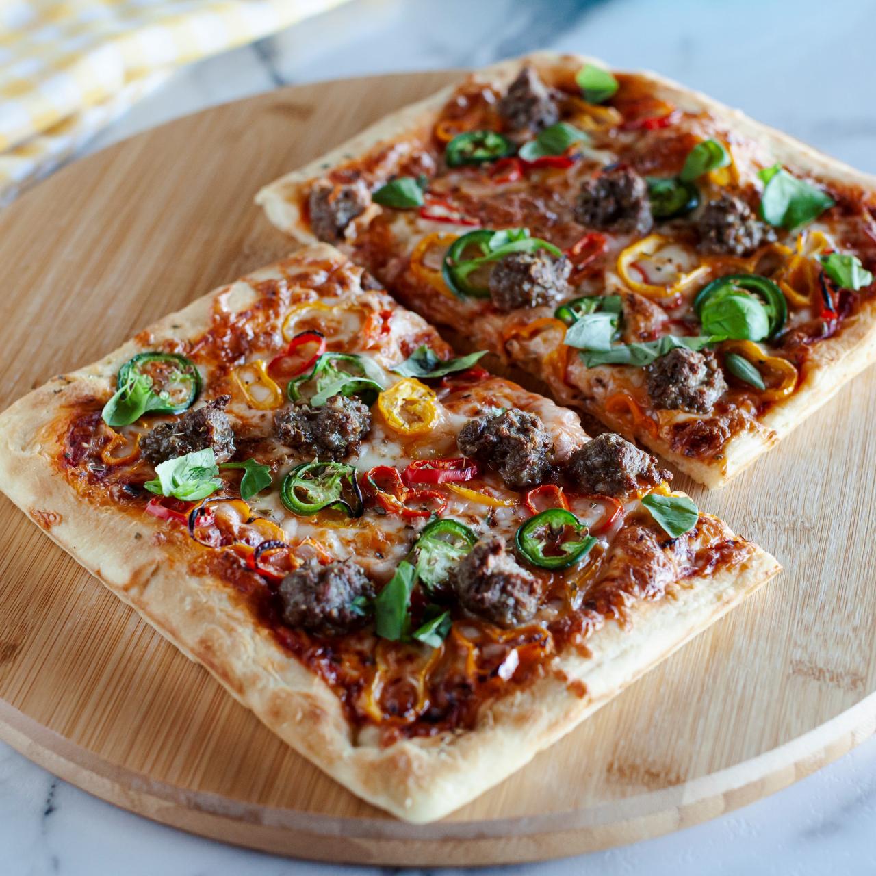 Sausage Pan Pizza Recipe, Molly Yeh