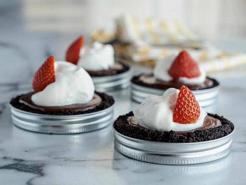 Mason Jar Lid Chocolate Pies Recipe Ree Drummond Food Network