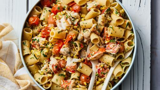 Grilled Lobster Tail Pasta Recipe