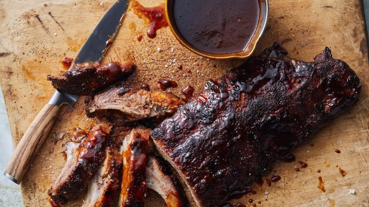 Mayo-Grilled Barbecue Ribs