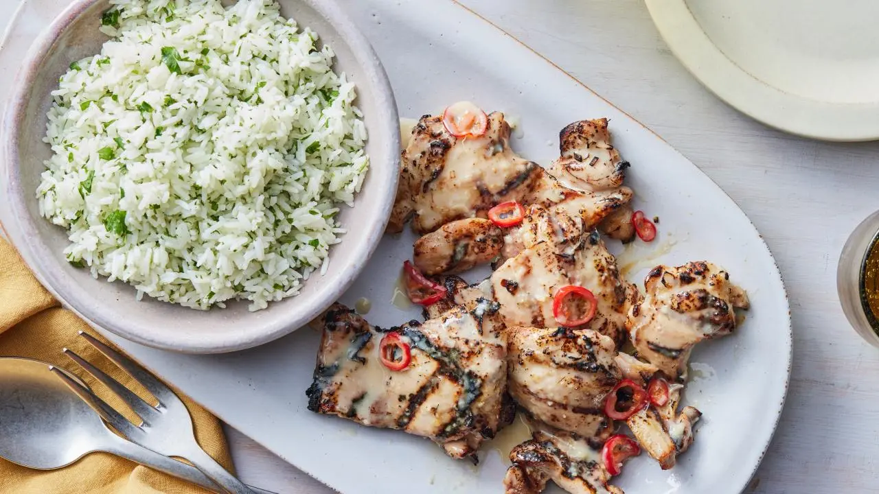 Saucy Coconut Grilled Chicken