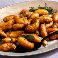 Tyler Florence's Roasted Fingerling Potatoes with Fresh Herbs and Garlic