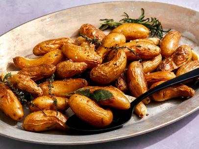Tyler Florence's Roasted Fingerling Potatoes with Fresh Herbs and Garlic