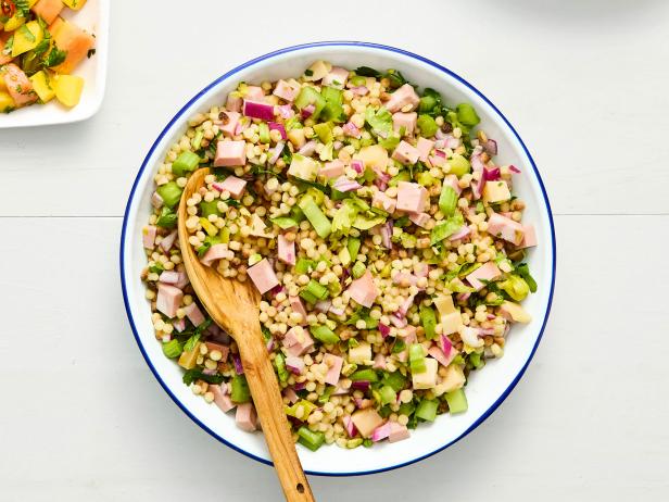 Fregola Antipasti Salad Recipe Food Network Kitchen Food Network